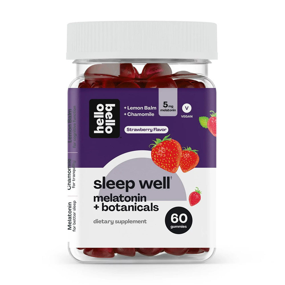 Hello Bello Sleep Well 5 Mg Melatonin and Botanical Vitamin Gummies, 60 Ea